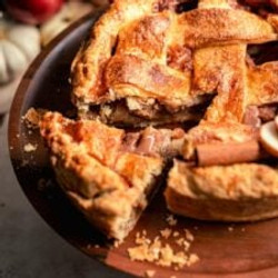 Bourbon Caramel Apple Pie