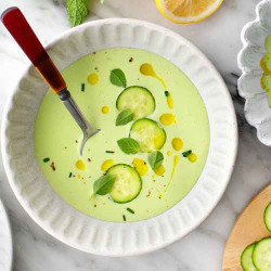 Cold Cucumber Soup