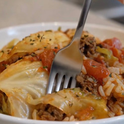 Crockpot Cabbage Roll Casserole