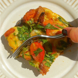 Roasted Vegetable And Egg Bake