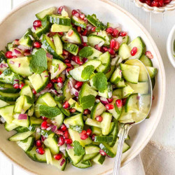 Cucumber Pomegranate Salad