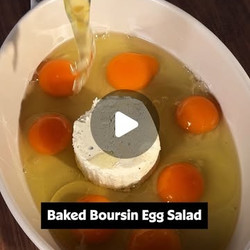 Creamy Boursin Baked Eggs