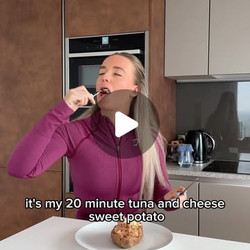 The Cheesy Tuna Sweet Potato