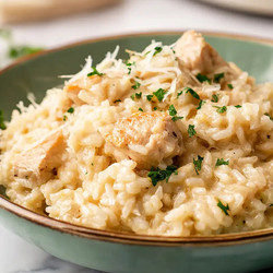 Classic Garlic Parmesan Chicken And Rice