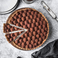 Chocolate Coffee Mascarpone Tart