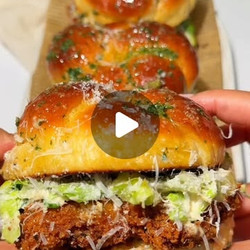 Chicken Caesar Garlic Knot Sandwiches