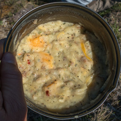 Camping Cheesy Potatoes