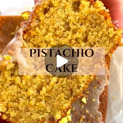 Pistachio Cardamom Tea/loaf Cake