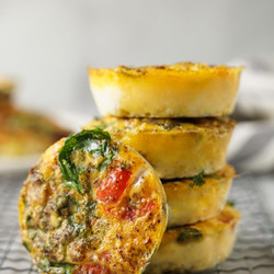 Healthy High Protein Egg Bites (dairy-free)