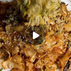 Roasted Cabbage Salad With Pistachio-parmesan Crunch