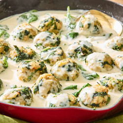 Chicken Florentine Meatballs
