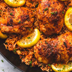 One Pan Spanish Chicken And Rice