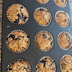 ❤️Blueberry Oat Bran Muffins