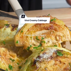 Viral Melting Garlic Parmesan Cabbage