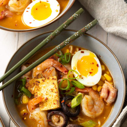 Spicy Shrimp Ramen Noodles