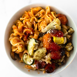 Easy Roasted Vegetable Pasta