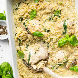 Baked Chicken Orzo