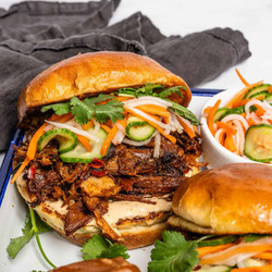 Korean Pulled Pork Sandwich
