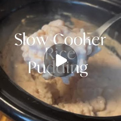 Slow Cooker Rice Pudding