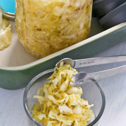 Bavarian Style Wine Sauerkraut