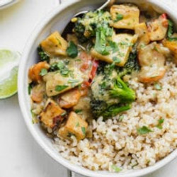 Easy Thai Green Curry (vegan)