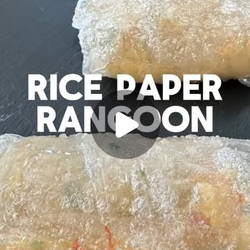 Crab Rangoons In Rice Paper
