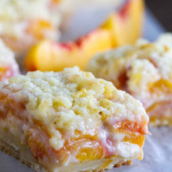 Peaches And Cream Bars
