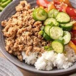 Ground Chicken Teriyaki Bowls