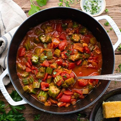 Okra And Tomatoes
