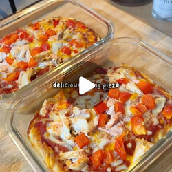 High Protein Pizza For One