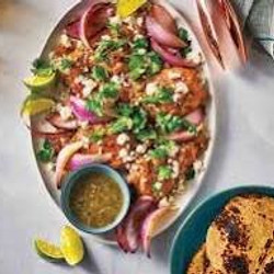 Sheet Pan Chicken Thighs With Salsa Verde