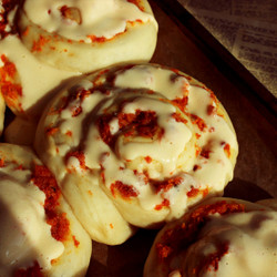 Gajar Ka Halwa X Cinnamon Rolls