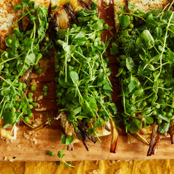 Kate Young’s Roasted Spring Onion Tart