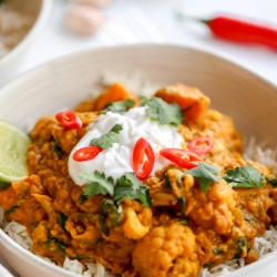 Roasted Cauliflower &amp; Sweet Potato Dal