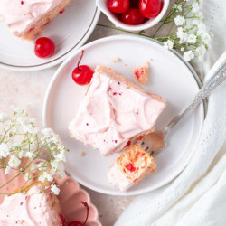 Moist From Scratch Cherry Chip Cake