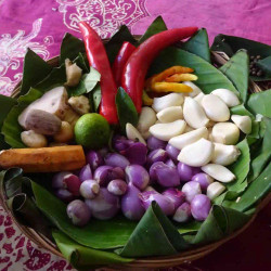 Indonesische kip met limoenblad