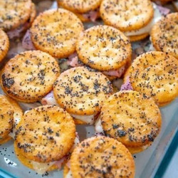 Ritz Cracker Party Sandwiches