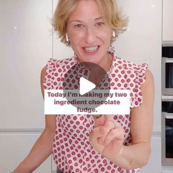 Two Ingredient Chocolate Fudge