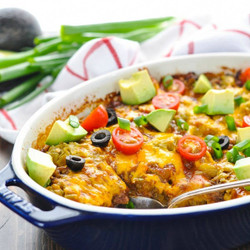 Dump-and-bake Chiles Rellenos Casserole