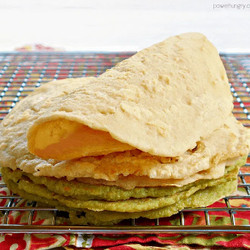 1 Ingredient Split Pea Tortillas (grain-free, Vegan)