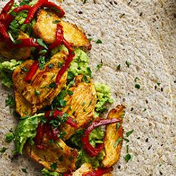 Spicy Chicken &amp; Avocado Wraps