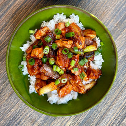 Gochujang chicken rice bowl✔️