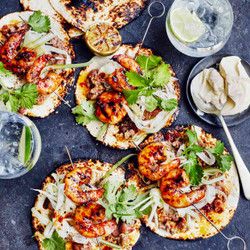 Chipotle-shrimp Tacos With Fennel And Beans