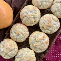 Grapefruit Poppy Seed Muffins