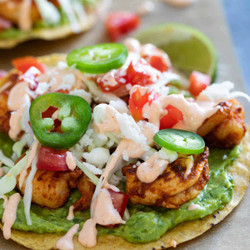 Shrimp Tostadas