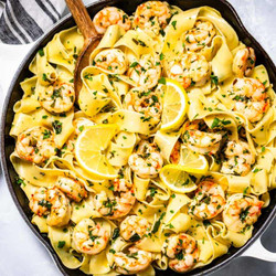Garlic Butter Shrimp Pasta