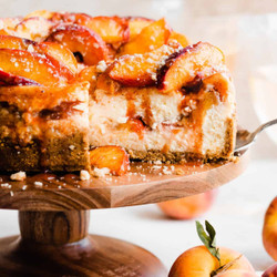 Peach Cobbler Cheesecake