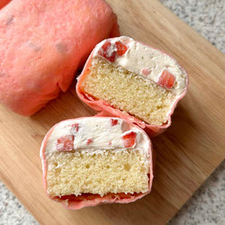 Strawberry Hong Kong Style Pancakes