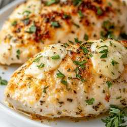 Garlic Herb Chicken With Boursin Cheese