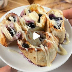 Blueberry Cheesecake Pinwheels